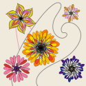 Scrapbook Flower Design – Digital